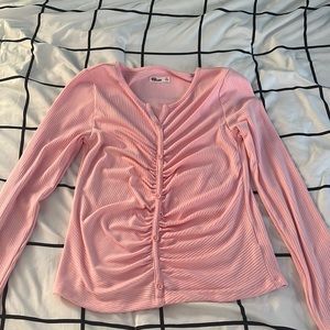 Pink long sleeve shirt